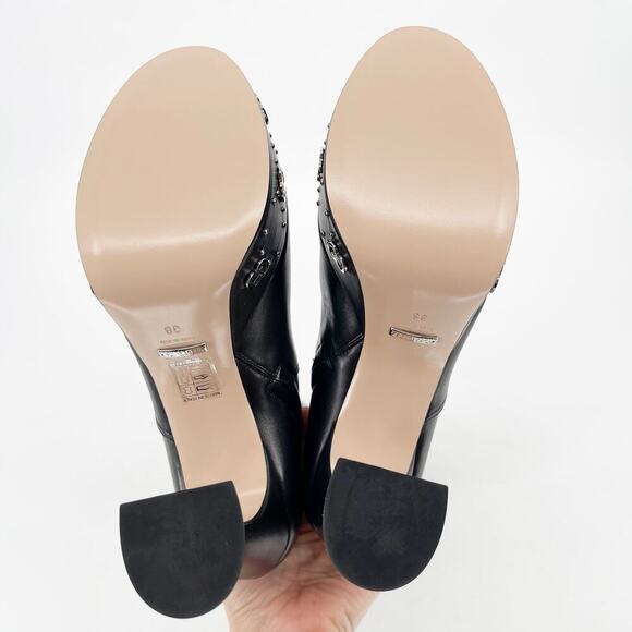 NWB Gucci Black Janaya Platform GG Studded Tall Knee High Boot size EU 38 - Picture 11 of 16